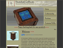Tablet Screenshot of homesteadcraftsman.com